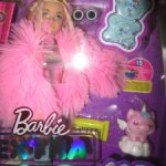 Кукла Барби Эстра в розовой шубке