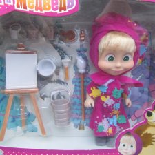 Куколка Маша- художница ,  персонаж из мультфильма.