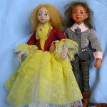 Марк и Жени, авторские куклы