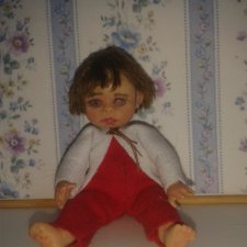 Даша-путешественница, авторская мини кукла своими руками