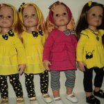 Трикотажный "десант" Наряды для Готц.