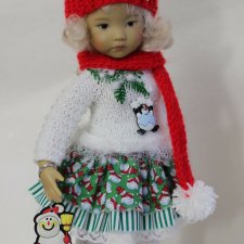 Комплект " Новогодний" для кукол от Дианны Эффнер и любимым Паолочкам.