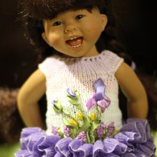 "Цветочные" платьица для любимых Вихтелюшек. Так же подходят для кукол Гонсалис 34см.