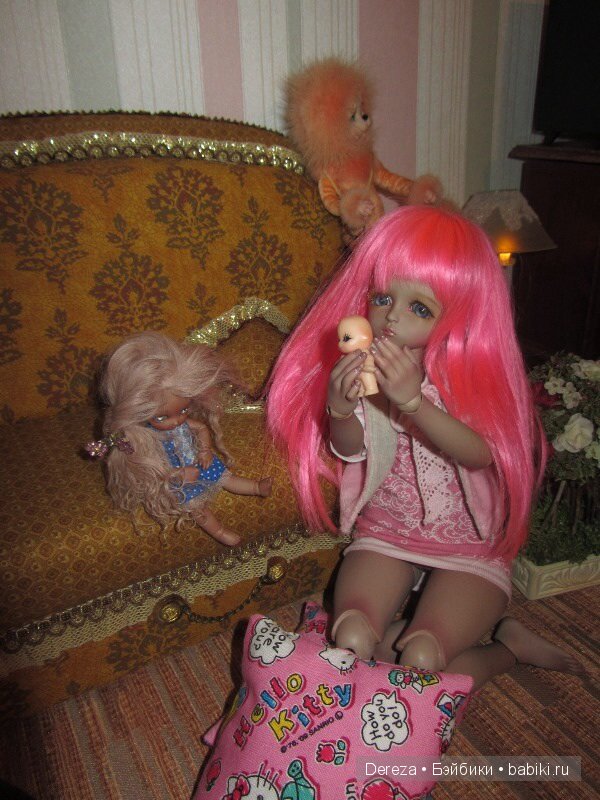 Играем в дочки-матери.LeekeWorld ProjectDoll Mikhaila и FairyLand Choco Puki (фото 7)