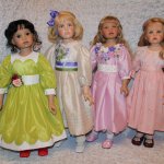 Шёлковое дефиле. Новые наряды для кукол