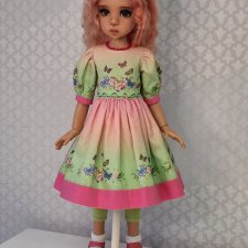 Платье для кукол Кайе Виггс 45см.и других кукол ростом от 40 до 48см. и похожими габаритами.