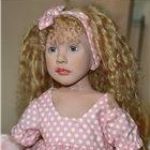 Платье в горошек. Коллекционная кукла Zwergnase, Eugenia