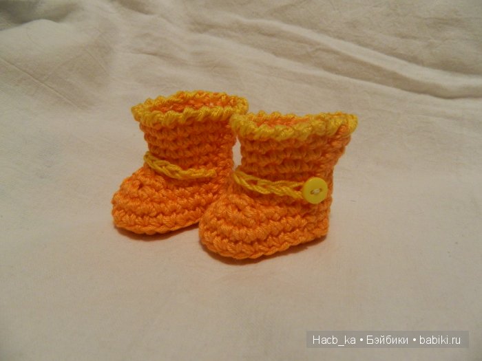 Вязанные туфельки,сапожки для Паолы Рейна 32см (фото 4)