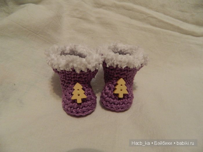 Вязанные туфельки,сапожки для Паолы Рейна 32см (фото 3)