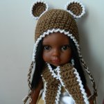 Вязанные шапочки для кукол Паола Рейна 32см