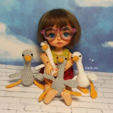 Мои вязаные Гусики, любовь с первой петельки...