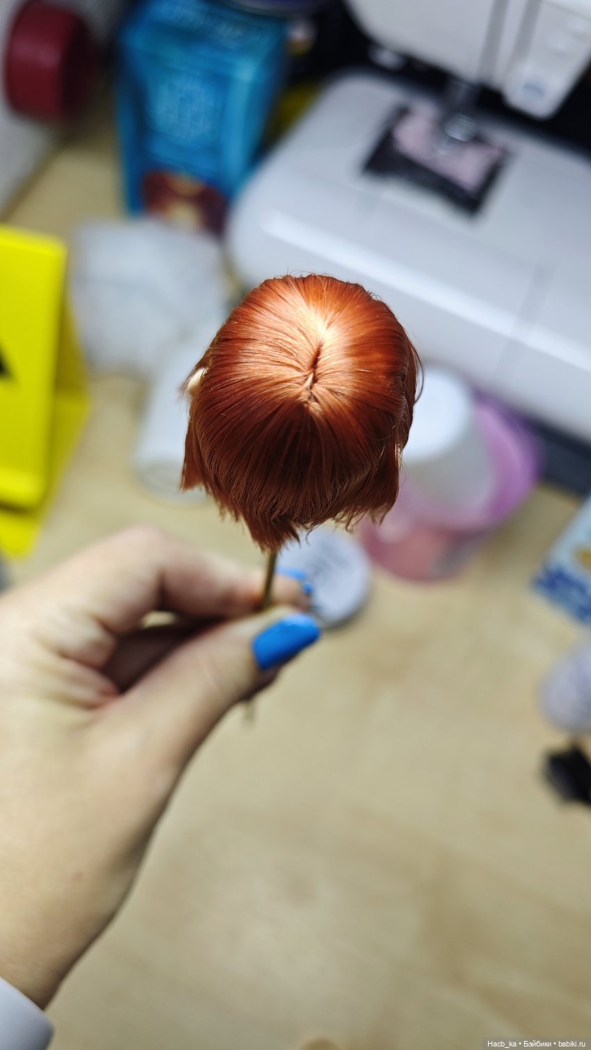 Учусь делать парики — Одежда и обувь для кукол BJD (БЖД): 1/3 (фото 9)