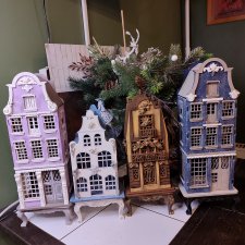 Интерьерные домики с подсветкой