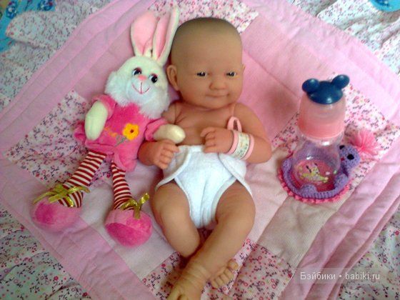 Ура-а-а! Алёнка приехала — Куклы Berenguer (Беренджер): пупсы La Newborn (фото 7)