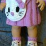 Наши вязалочки в стиле " Hello Kitty"