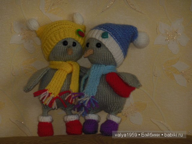 Мои вязаные зайцы и другие игрушки вязанные спицами (фото 9)