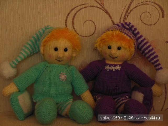 Мои вязаные зайцы и другие игрушки вязанные спицами (фото 6)