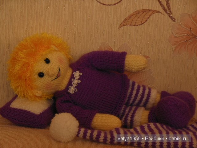 Мои вязаные зайцы и другие игрушки вязанные спицами (фото 7)