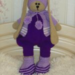 Мои вязаные зайцы и другие игрушки вязанные спицами