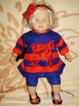 Раз полоска, два полоска... Нряды для кукол своими руками