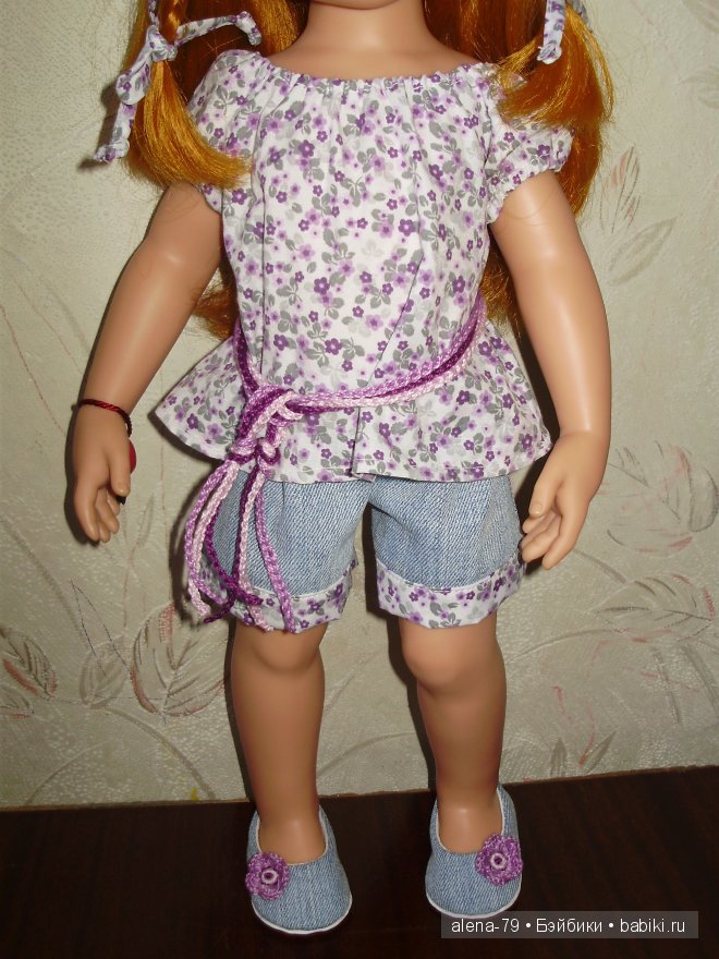 Вдохновленная рыжиком — Одежда и обувь для кукол своими руками: фото (фото 3)
