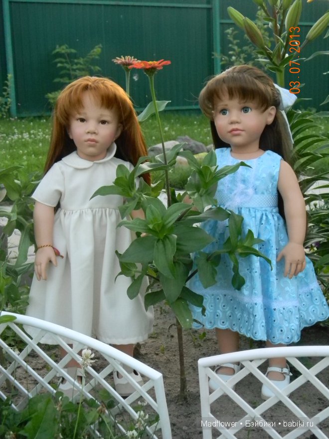 Брук и Шанталь - куклы Готц 58 см. Моя главная радость