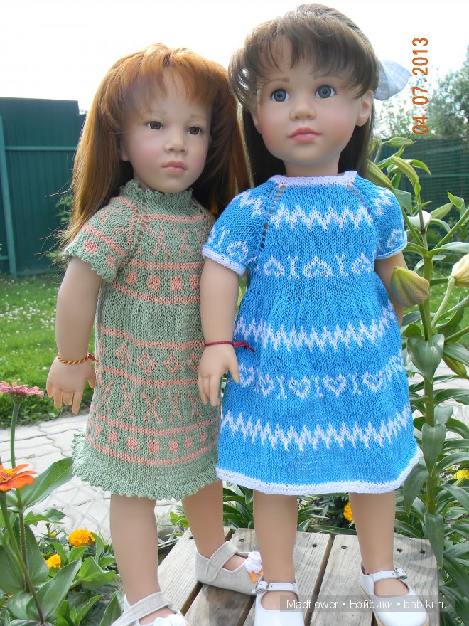 Брук и Шанталь - куклы Готц 58 см. Моя главная радость