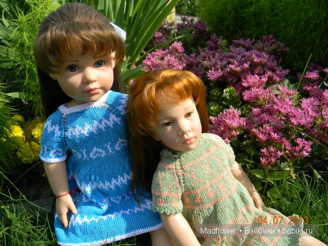 Брук и Шанталь - куклы Готц 58 см. Моя главная радость