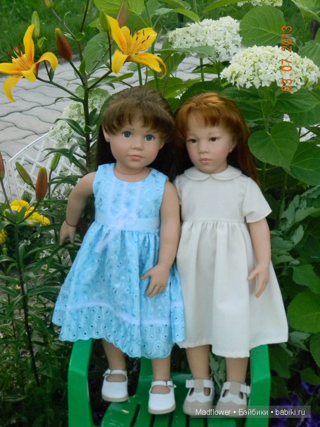 Брук и Шанталь - куклы Готц 58 см. Моя главная радость (фото 5)
