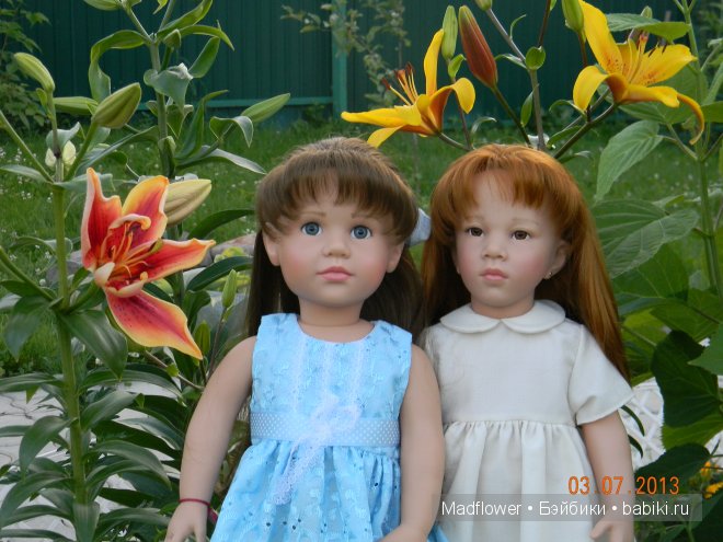 Брук и Шанталь - куклы Готц 58 см. Моя главная радость (фото 3)