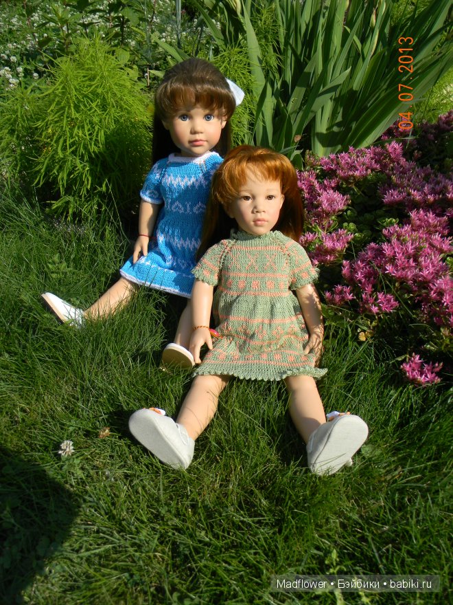 Брук и Шанталь - куклы Готц 58 см. Моя главная радость