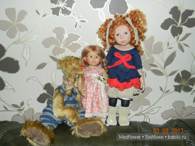 Субботняя прогулка или медведь-затейник. Куклы ZWERGNASE