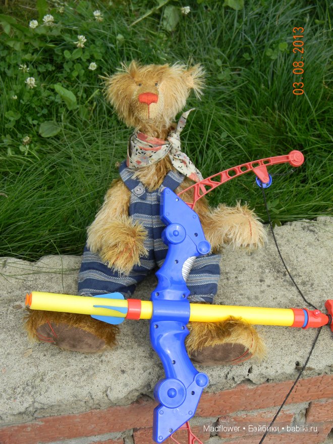 Субботняя прогулка или медведь-затейник. Куклы ZWERGNASE (фото 3)