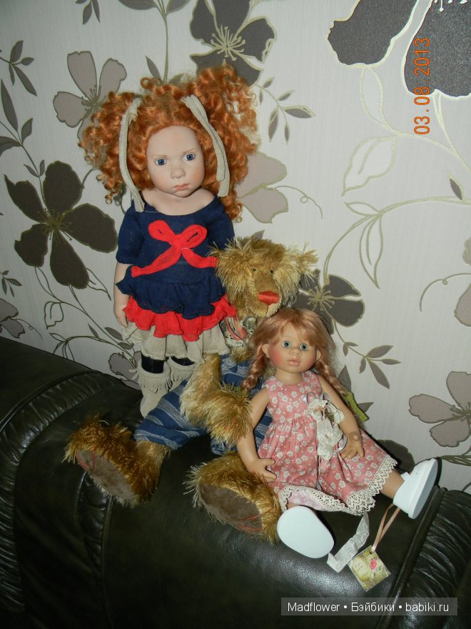 Субботняя прогулка или медведь-затейник. Куклы ZWERGNASE