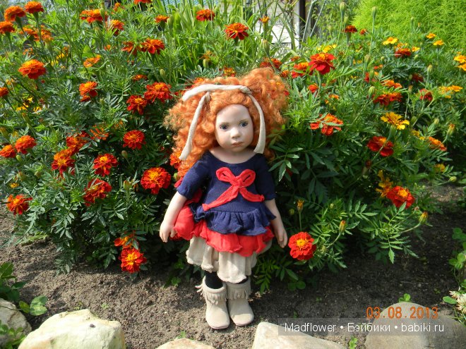 Субботняя прогулка или медведь-затейник. Куклы ZWERGNASE (фото 5)