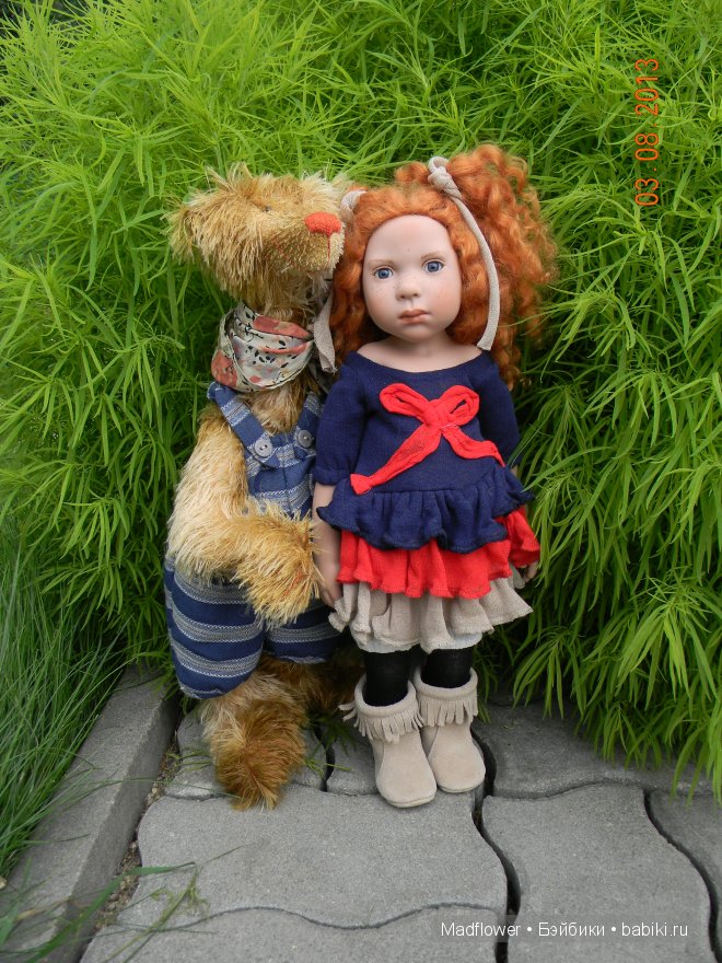Субботняя прогулка или медведь-затейник. Куклы ZWERGNASE