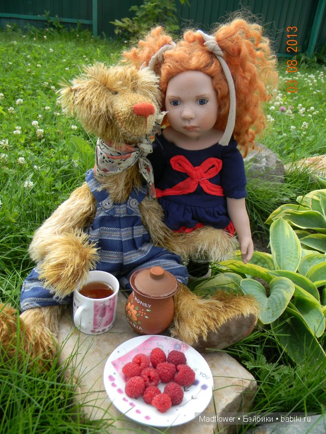 Субботняя прогулка или медведь-затейник. Куклы ZWERGNASE