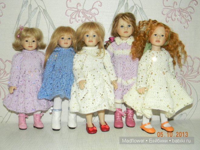 Зимняя фантазия - маленькие куколки Heidi Plusczok