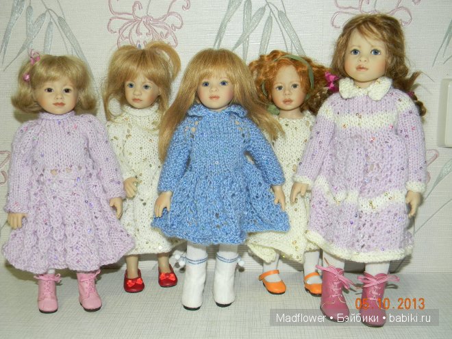 Зимняя фантазия - маленькие куколки Heidi Plusczok