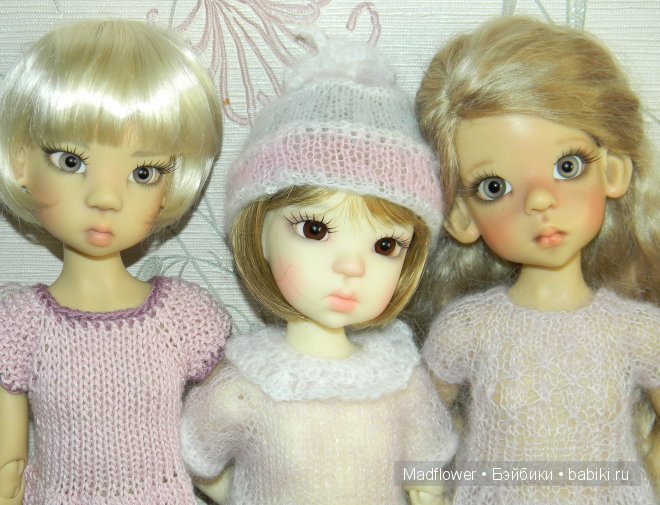 Лайла, Микки и Мей Мей - счастливая троица подруг (BJD, MSD, Kaye Wiggs)