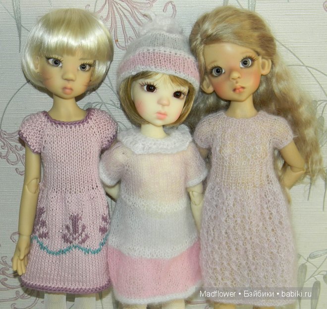 Лайла, Микки и Мей Мей - счастливая троица подруг (BJD, MSD, Kaye Wiggs)
