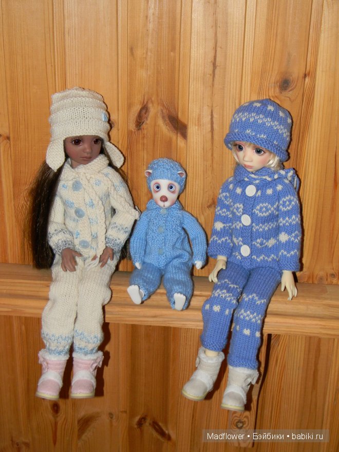 Первый снег (Руби, Мэддисон, Тед, шарнирные куклы Лиз Фрост)