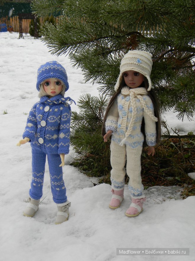 Первый снег (Руби, Мэддисон, Тед, шарнирные куклы Лиз Фрост)