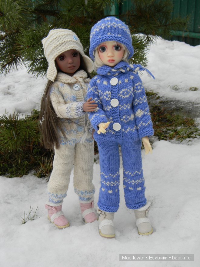 Первый снег (Руби, Мэддисон, Тед, шарнирные куклы Лиз Фрост)