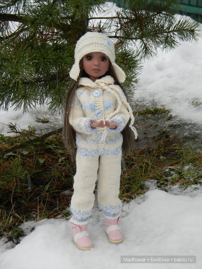 Первый снег (Руби, Мэддисон, Тед, шарнирные куклы Лиз Фрост) (фото 9)
