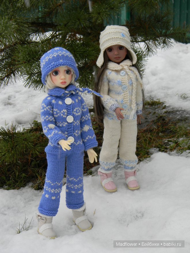 Первый снег (Руби, Мэддисон, Тед, шарнирные куклы Лиз Фрост)