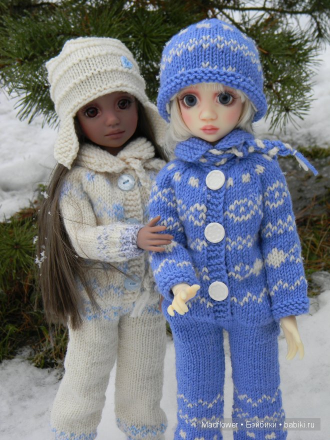 Первый снег (Руби, Мэддисон, Тед, шарнирные куклы Лиз Фрост)