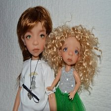 Эми и Сэнди - шарнирные девочки F&B Dollstudio