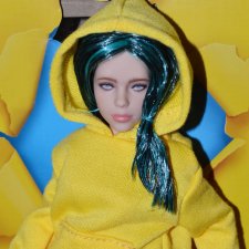 Billie Eilish - портретная кукла