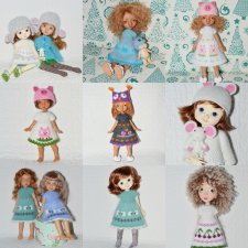 Куклы yosd: Tillie Kaye Wiggs, Robin Cosmodolls, Annie Nikki Britt, Nefer Kane